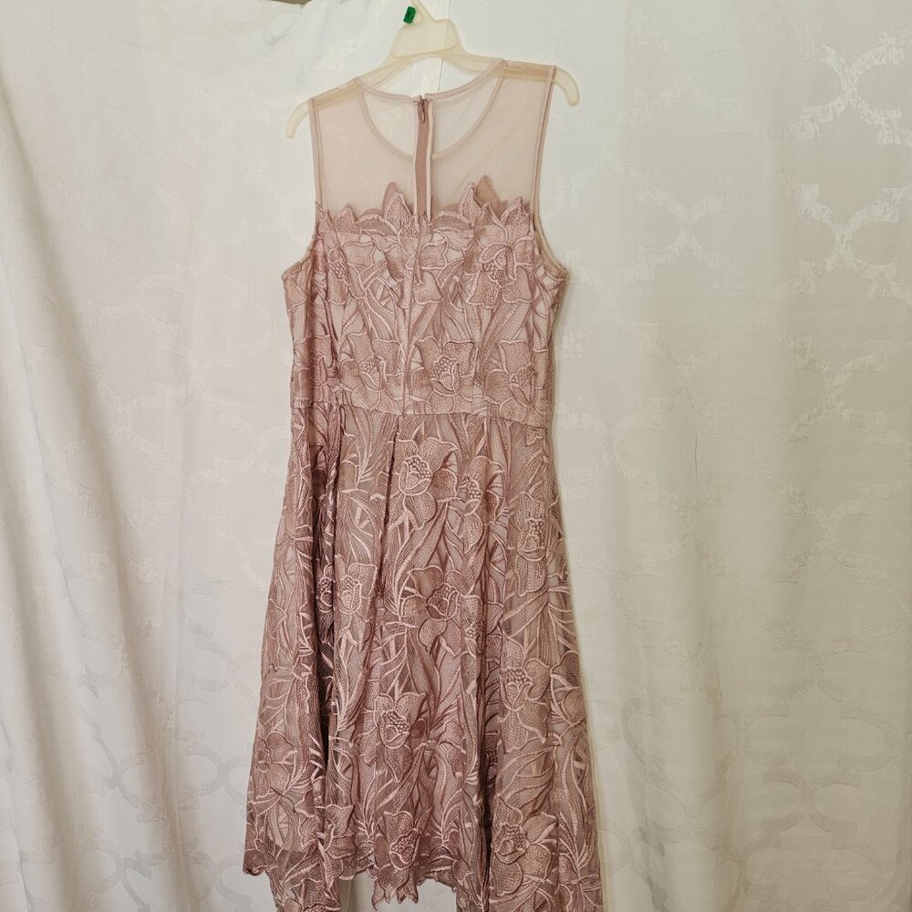 ***Elegant Embroidered Lace Dress*** by Tahari Arthur S Levine